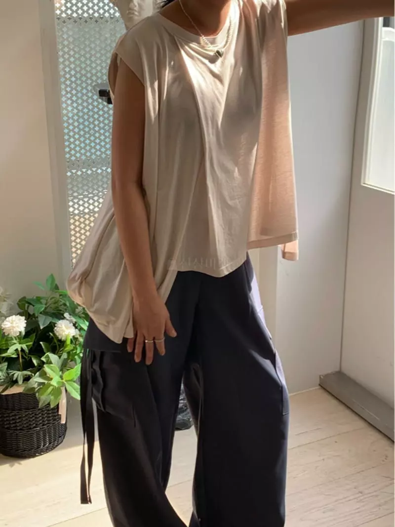 Ande - Korean Women Fashion - #momslook - Plare Tee - 12