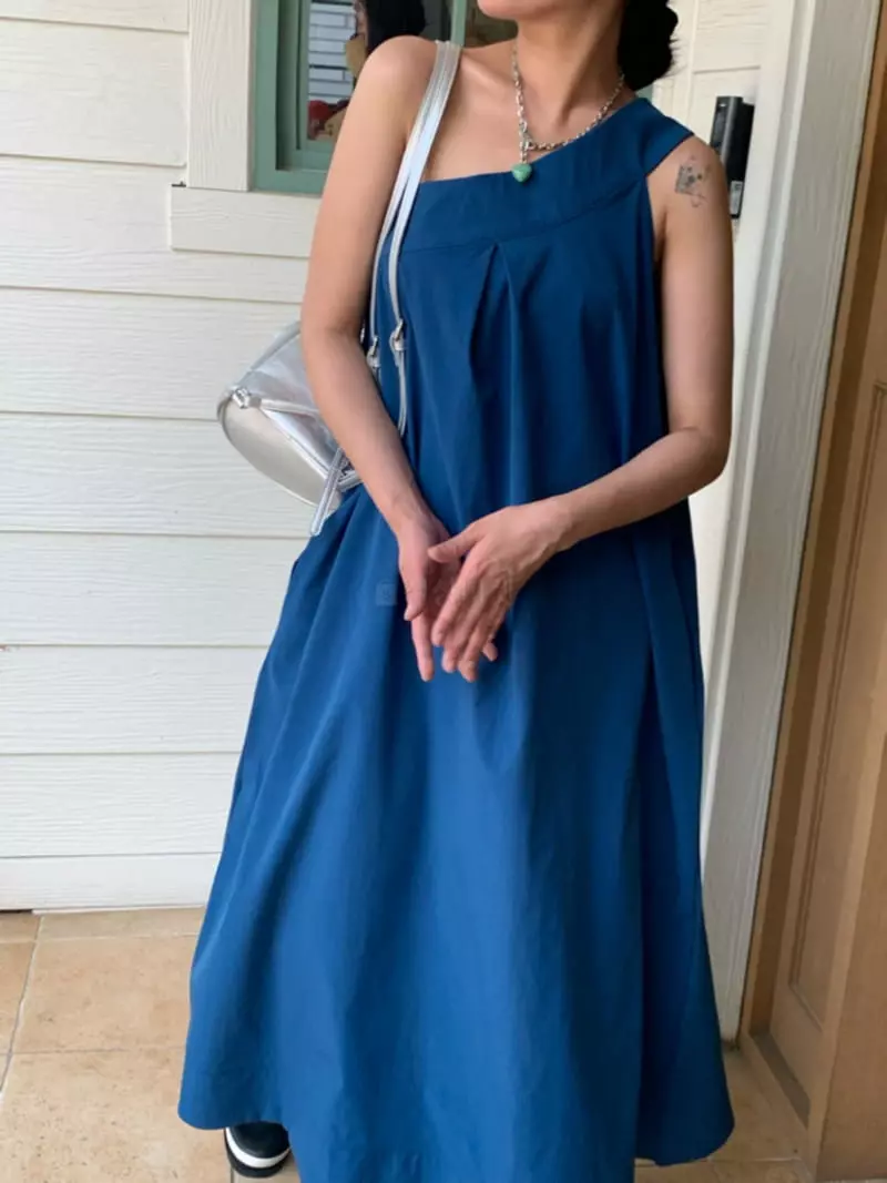 Ande - Korean Women Fashion - #momslook - One Shoulder One-piece - 7
