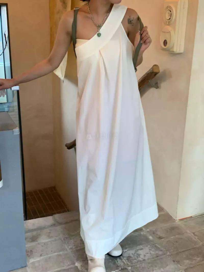 Ande - Korean Women Fashion - #womensfashion - One Shoulder One-piece - 6