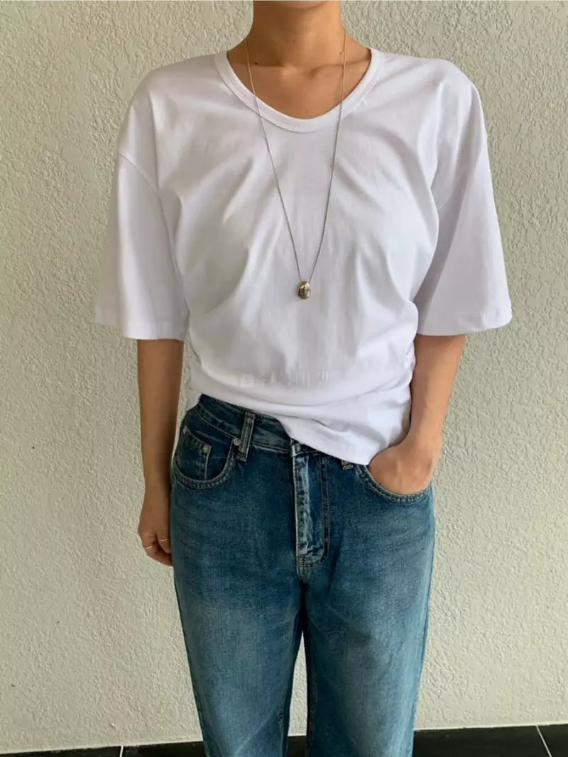 Anne Margaret - Korean Women Fashion - #womensfashion - Tug Line Tee - 7