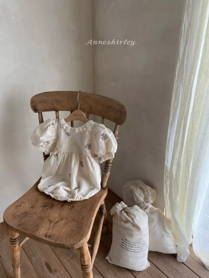 Anne Shirley - Korean Baby Fashion - #babyboutique - Romantic Embrodiery Bodysuit - 5
