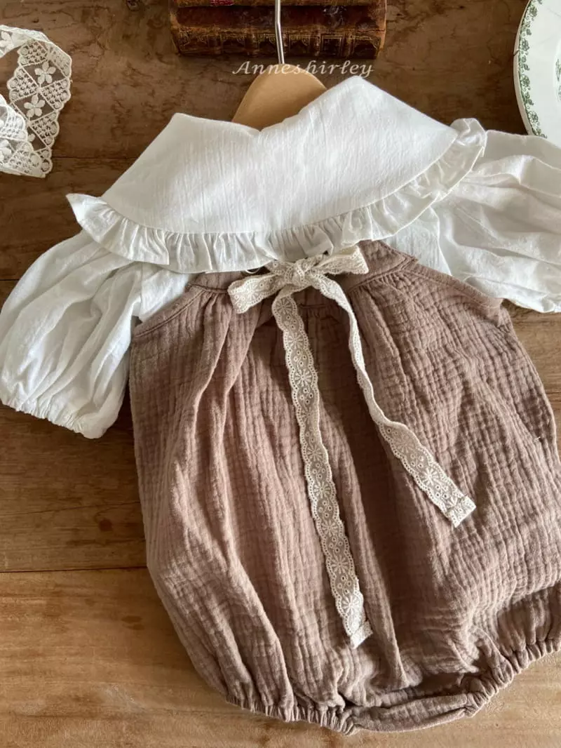 Anne Shirley - Korean Baby Fashion - #babyclothing - Lace Eyelet Bodysuit - 9