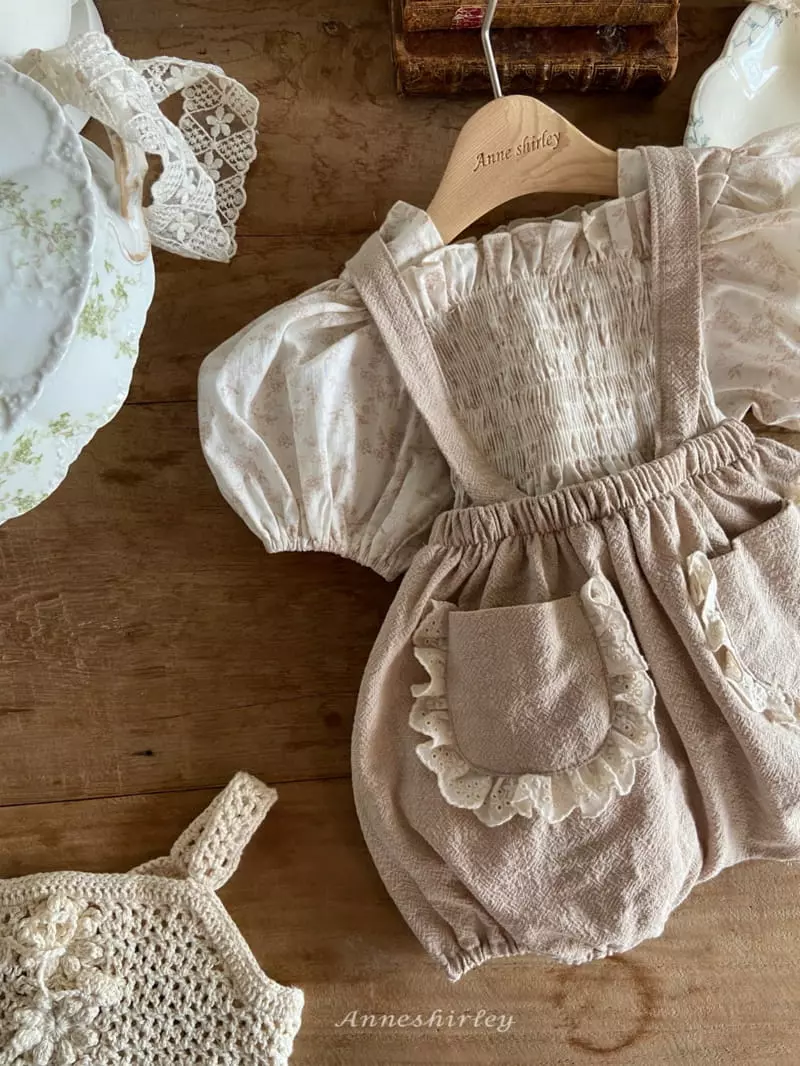 Anne Shirley - Korean Baby Fashion - #babyfever - Peanuts Pocket Dungarees Bloomer - 6