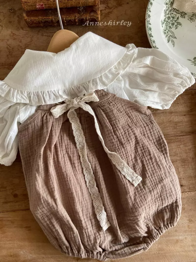 Anne Shirley - Korean Baby Fashion - #babyfever - Lace Eyelet Bodysuit - 11