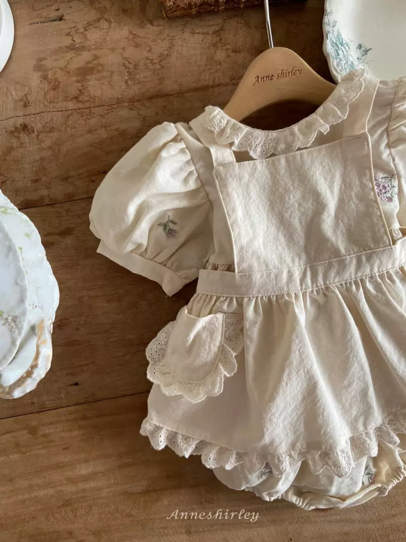 Anne Shirley - Korean Baby Fashion - #babyfever - Romantic Embrodiery Bodysuit - 9