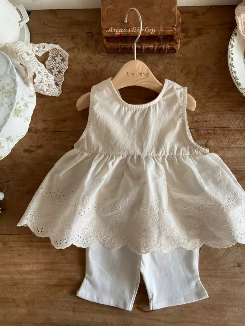 Anne Shirley - Korean Baby Fashion - #babyfever - Lace V Blouse - 5