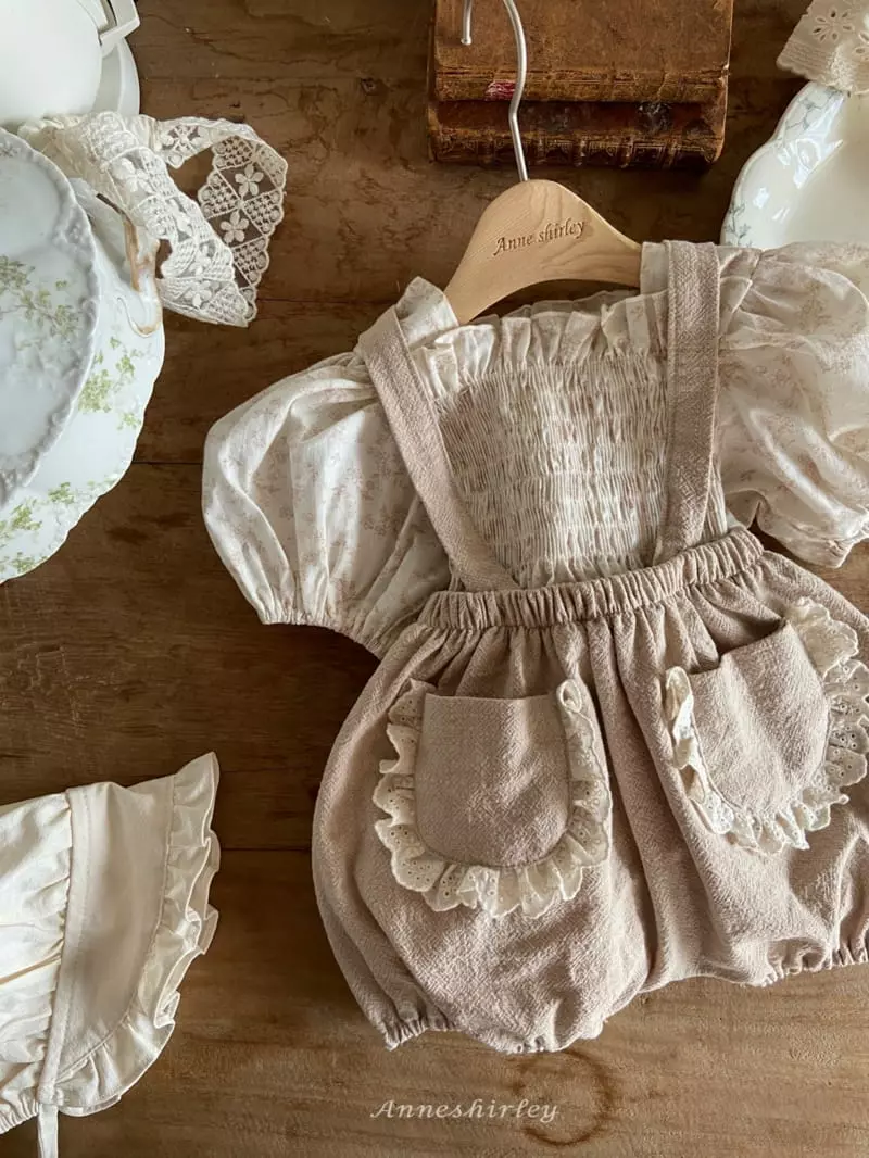 Anne Shirley - Korean Baby Fashion - #babygirlfashion - Peanuts Pocket Dungarees Bloomer - 7