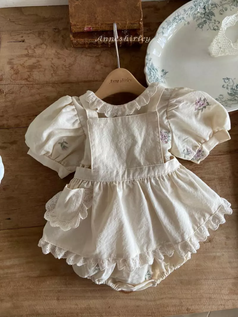 Anne Shirley - Korean Baby Fashion - #babygirlfashion - Romantic Embrodiery Bodysuit - 10