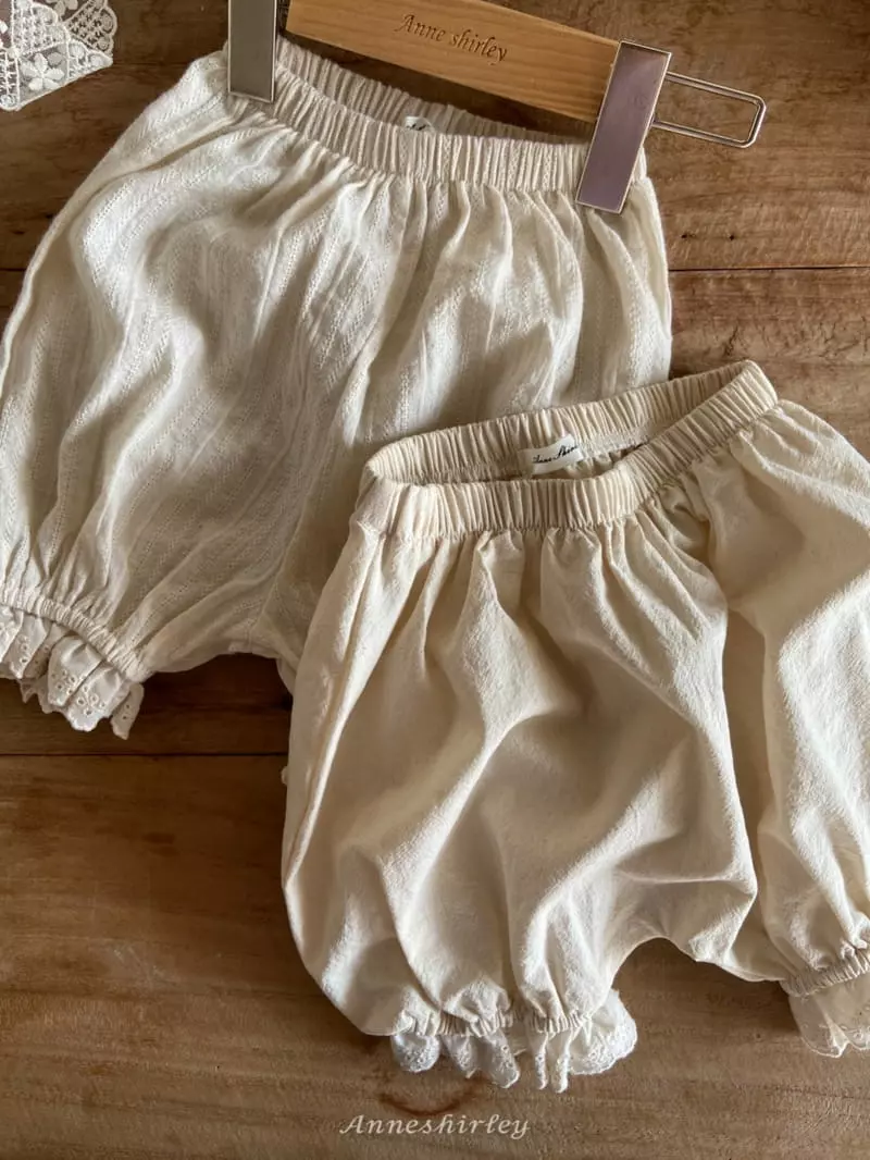 Anne Shirley - Korean Baby Fashion - #babyoninstagram - Lace Bonbon Bloomer