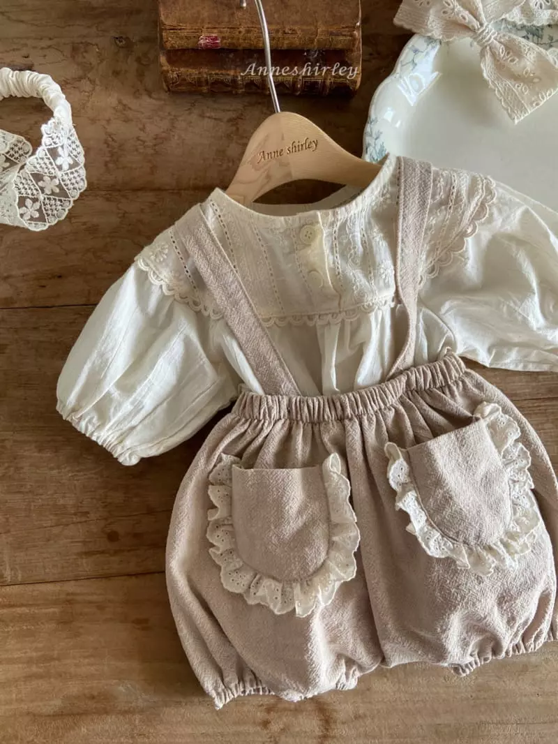 Anne Shirley - Korean Baby Fashion - #babyootd - Peanuts Pocket Dungarees Bloomer - 10