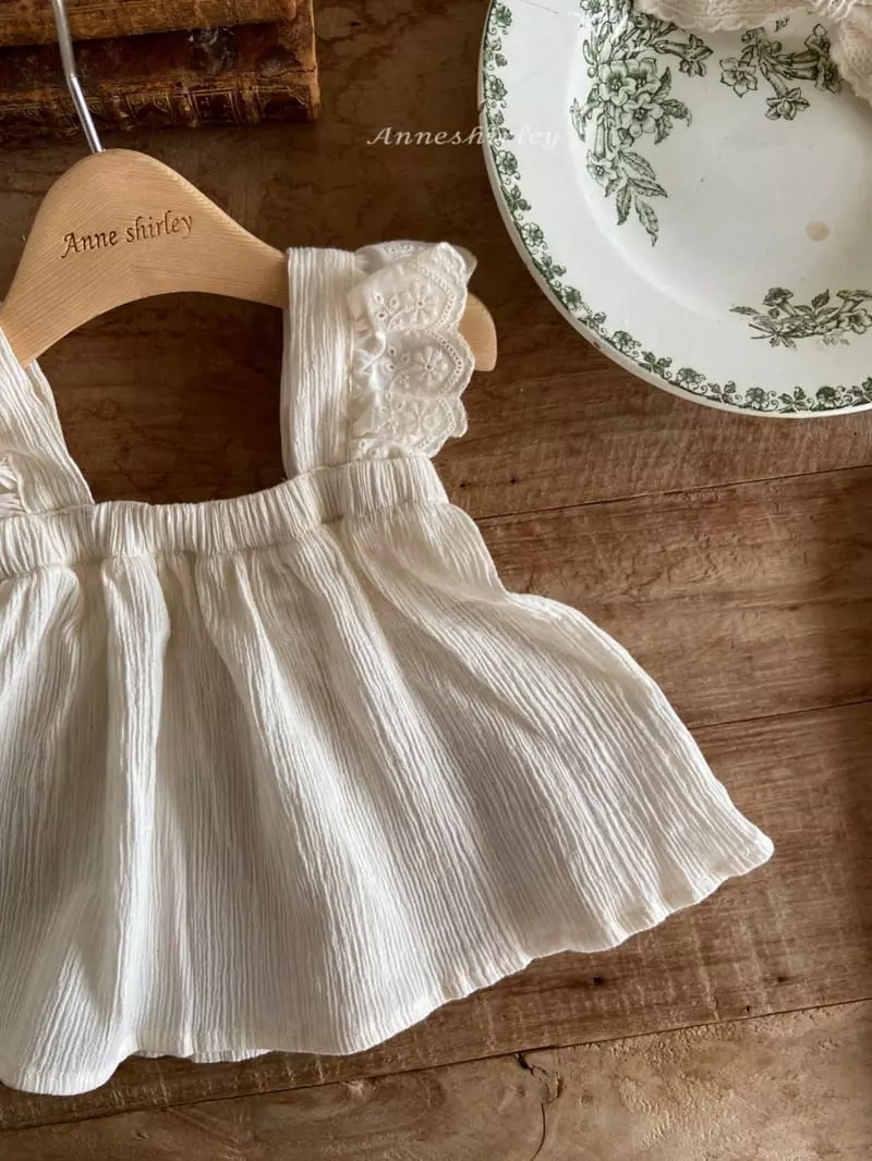 Anne Shirley - Korean Baby Fashion - #babyootd - Wafers Blouse