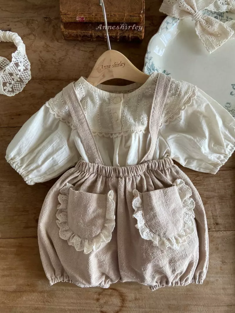Anne Shirley - Korean Baby Fashion - #babyoutfit - Peanuts Pocket Dungarees Bloomer - 11