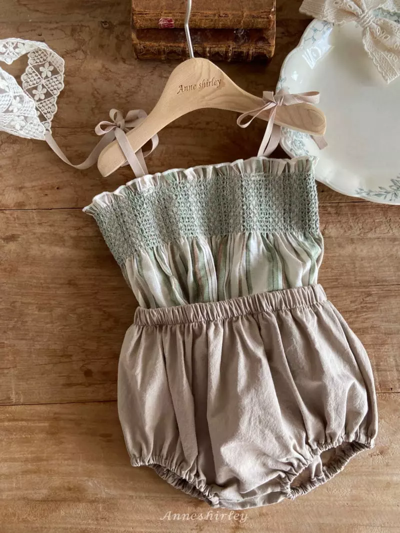 Anne Shirley - Korean Baby Fashion - #babyoutfit - Amonde Smocked Bodysuit - 11