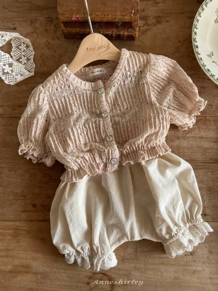 Anne Shirley - Korean Baby Fashion - #onlinebabyboutique - Frise Lace Cardigan - 7
