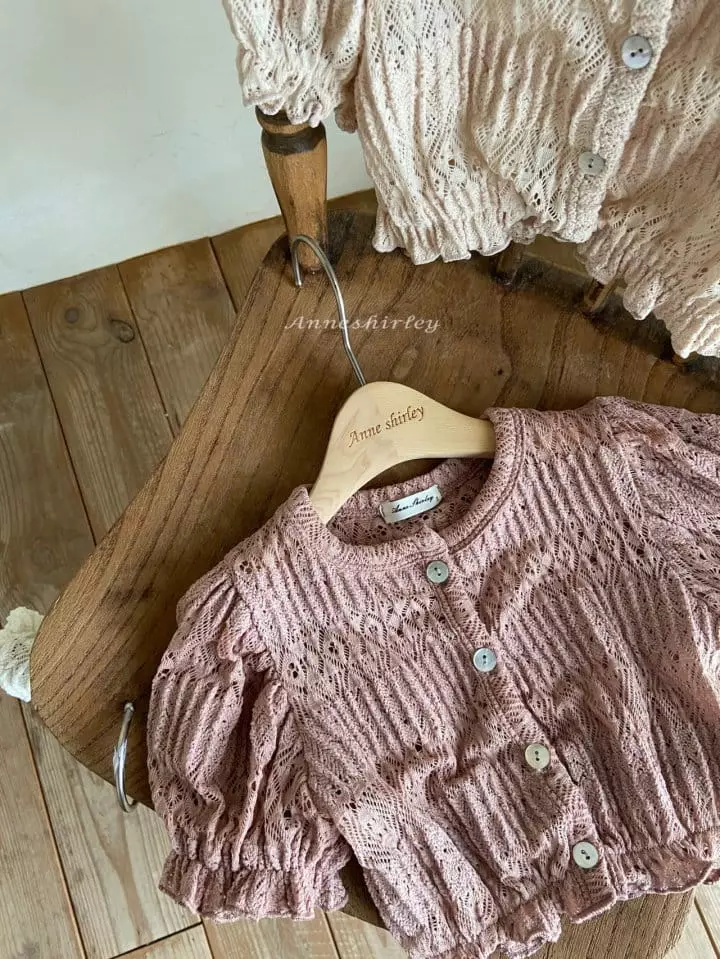 Anne Shirley - Korean Baby Fashion - #onlinebabyshop - Frise Lace Cardigan - 8