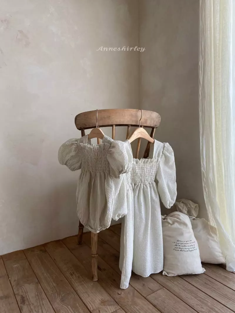 Anne Shirley - Korean Baby Fashion - #onlinebabyshop - Puff And Bodysuit