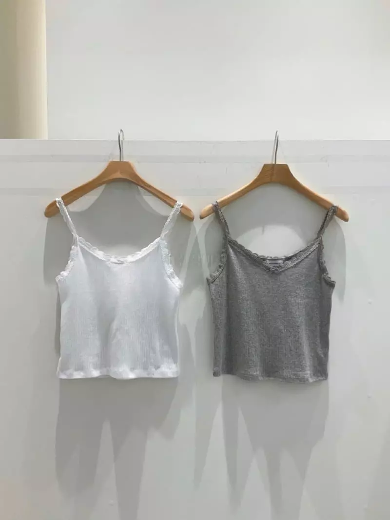 Another Muse - Korean Women Fashion - #romanticstyle - Ribbon Sleeveless - 4