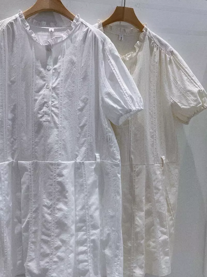 Another Muse - Korean Women Fashion - #thelittlethings - Shirring One-piece - 5