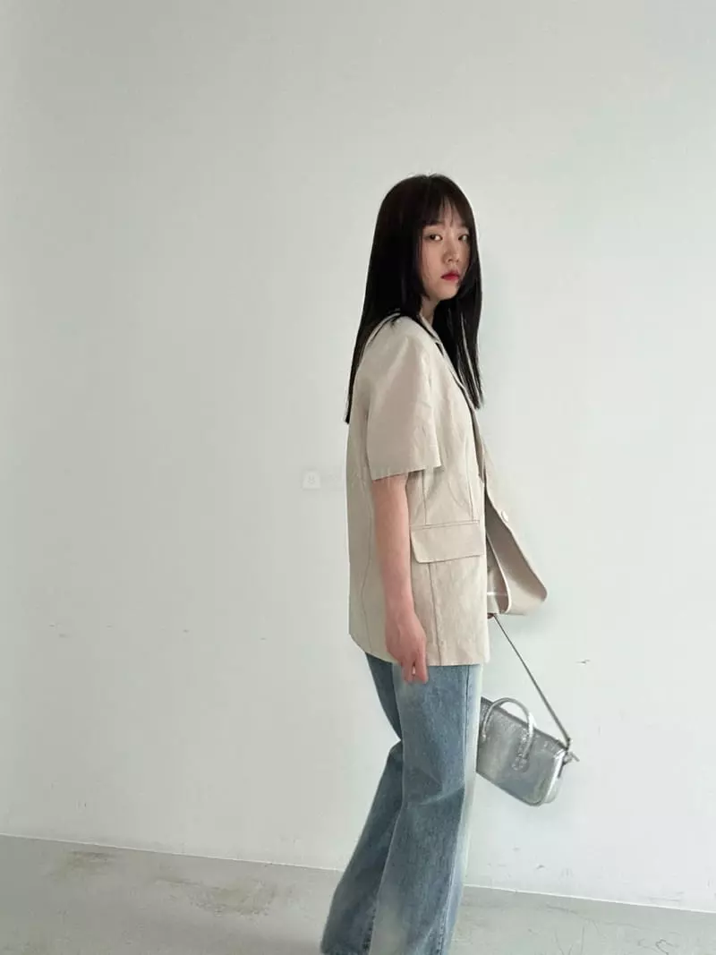 Archive - Korean Women Fashion - #momslook - Short Over Jacket - 2