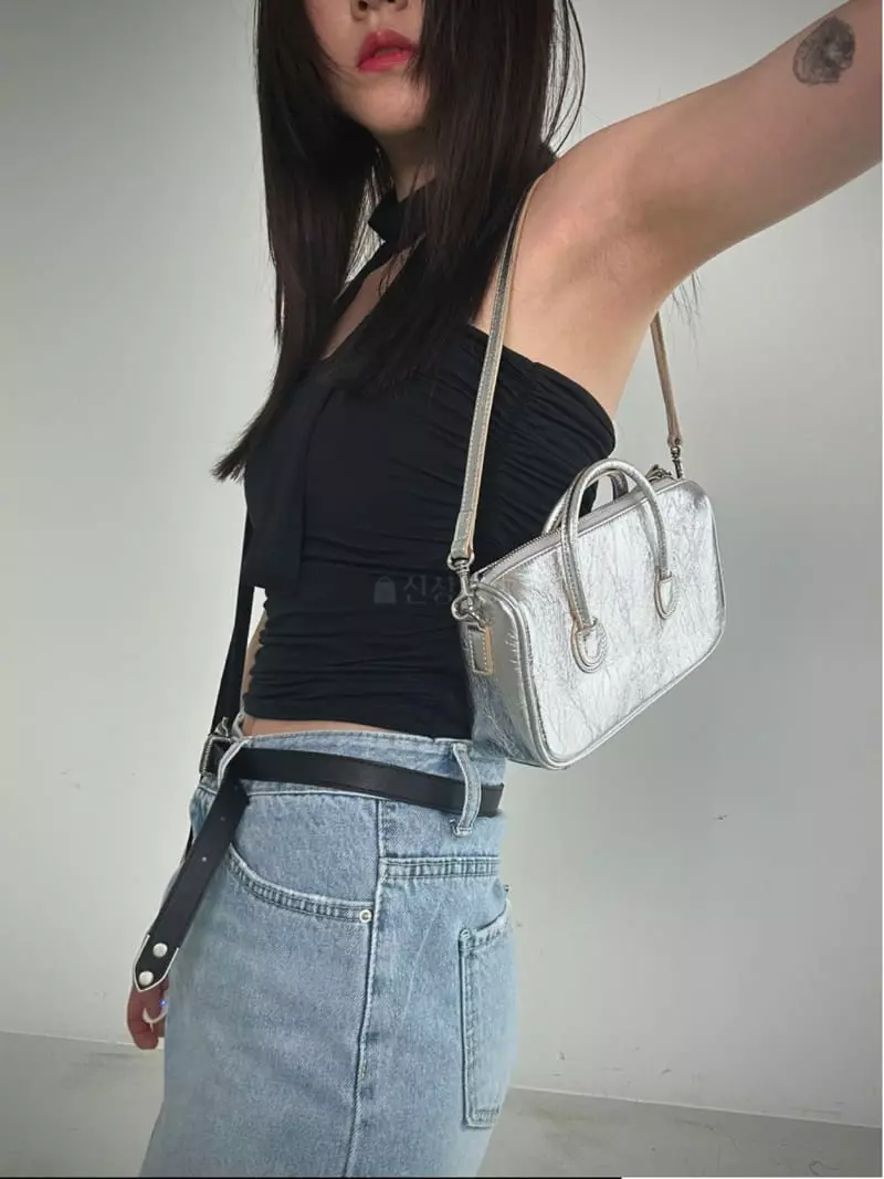 Archive - Korean Women Fashion - #momslook - Shirring Top Scarf Set - 5