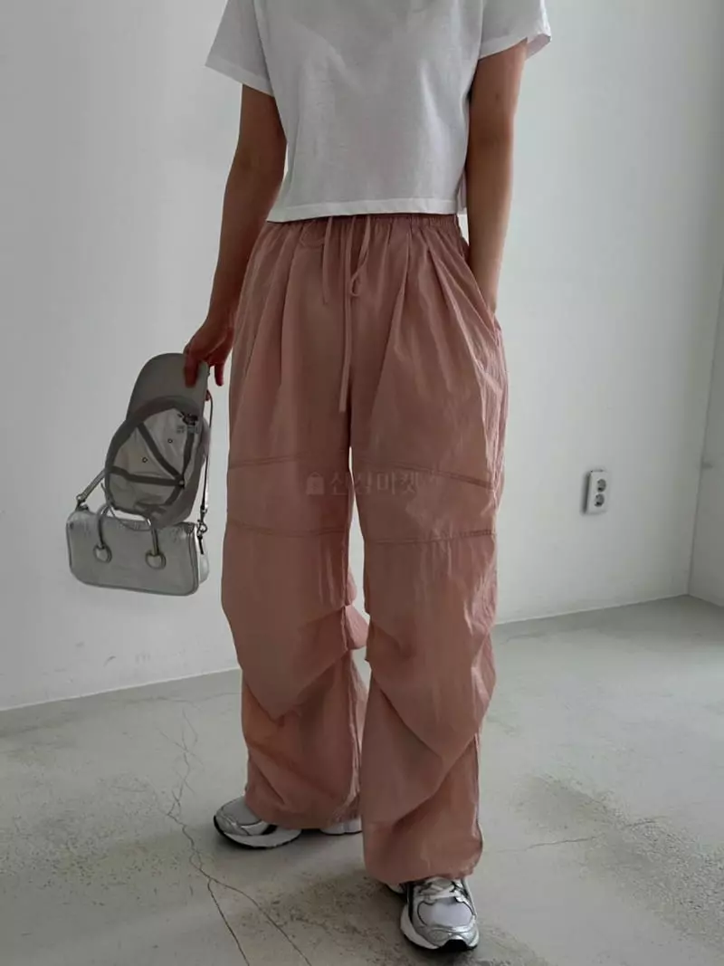 Archive - Korean Women Fashion - #momslook - Piping Nylon Pants - 5