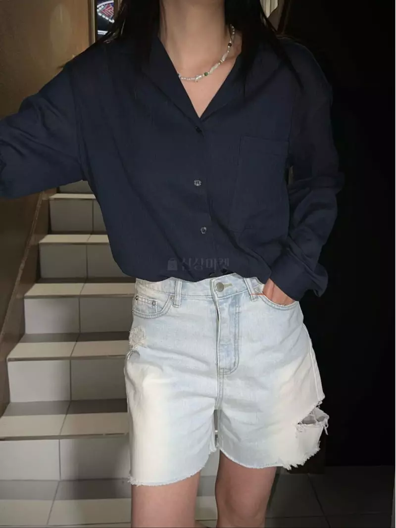Archive - Korean Women Fashion - #momslook - Vintage Denim Shorts - 3