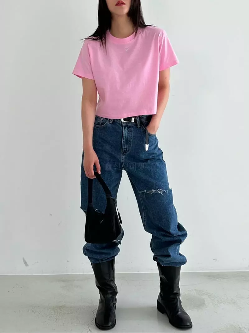 Archive - Korean Women Fashion - #pursuepretty - Slit Jeans - 3