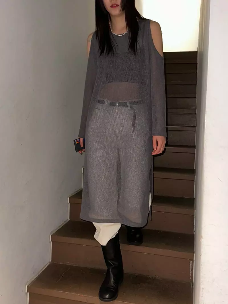 Archive - Korean Women Fashion - #shopsmall - Slit One-piece