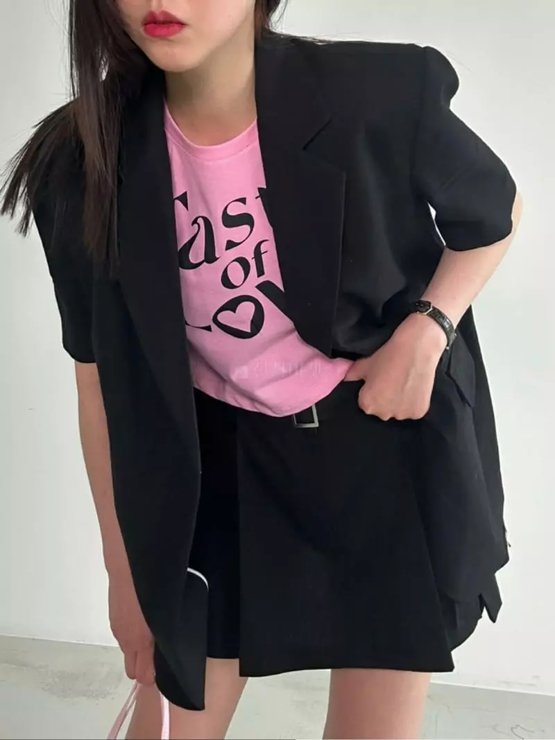 Archive - Korean Women Fashion - #vintageinspired - Short Over Jacket - 6
