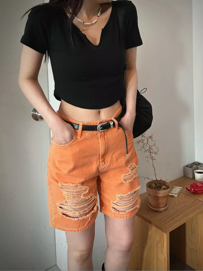Archive - Korean Women Fashion - #womensfashion - Rib Crop Tee - 6
