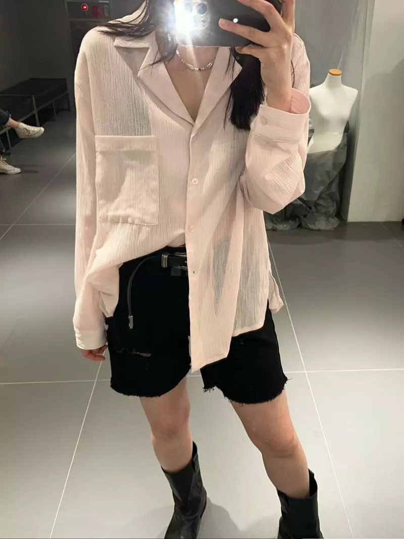 Archive - Korean Women Fashion - #womensfashion - Open Pleat Blouse - 5