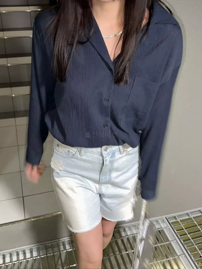 Archive - Korean Women Fashion - #womensfashion - Open Pleat Blouse - 9