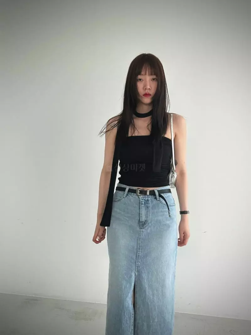Archive - Korean Women Fashion - #womensfashion - Shirring Top Scarf Set - 6