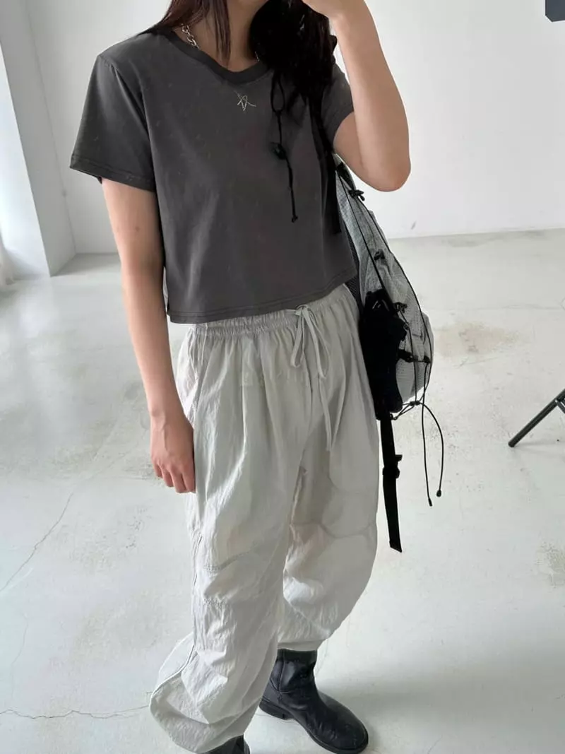 Archive - Korean Women Fashion - #womensfashion - Piping Nylon Pants - 12