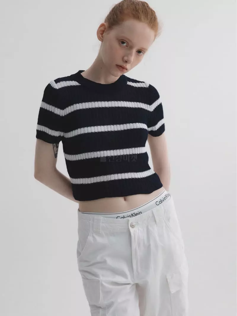 Artisover - Korean Women Fashion - #womensfashion - Water Knit Tee - 2