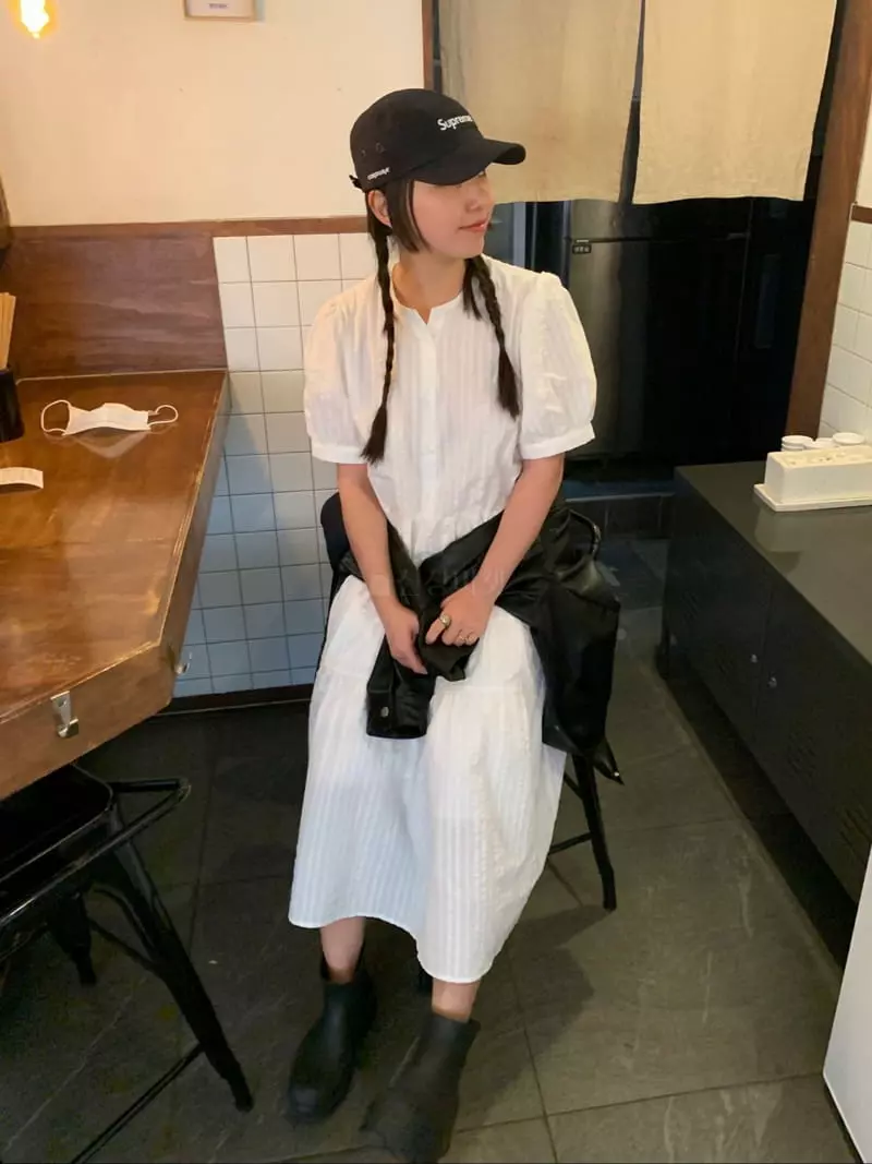 As Thought - Korean Women Fashion - #momslook - Enjo Long One-piece - 6