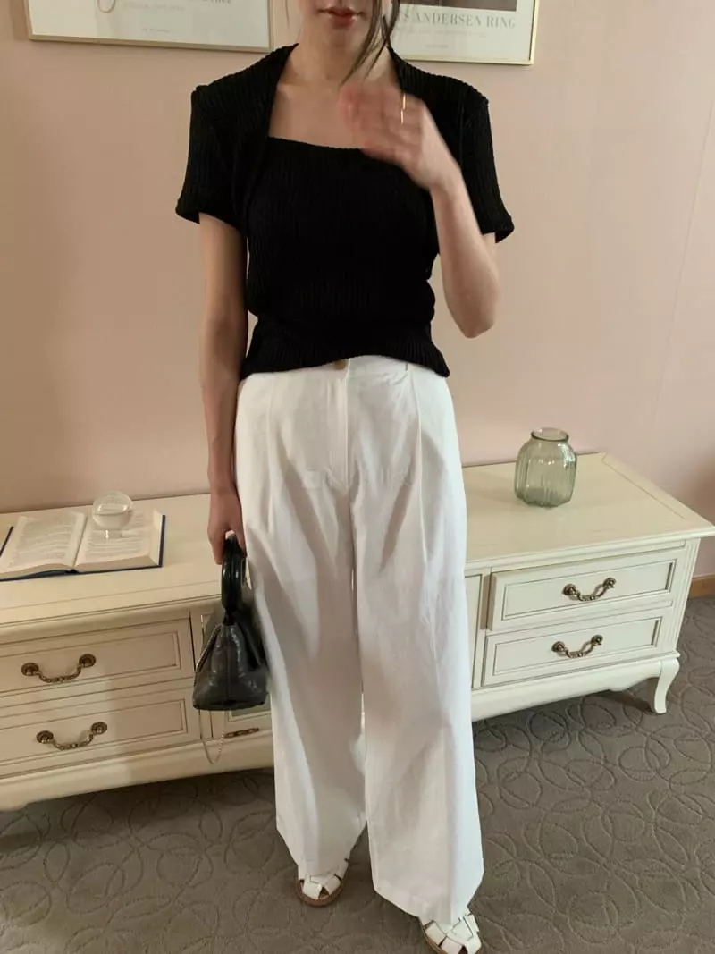 As Thought - Korean Women Fashion - #romanticstyle - Sweet Tee - 10