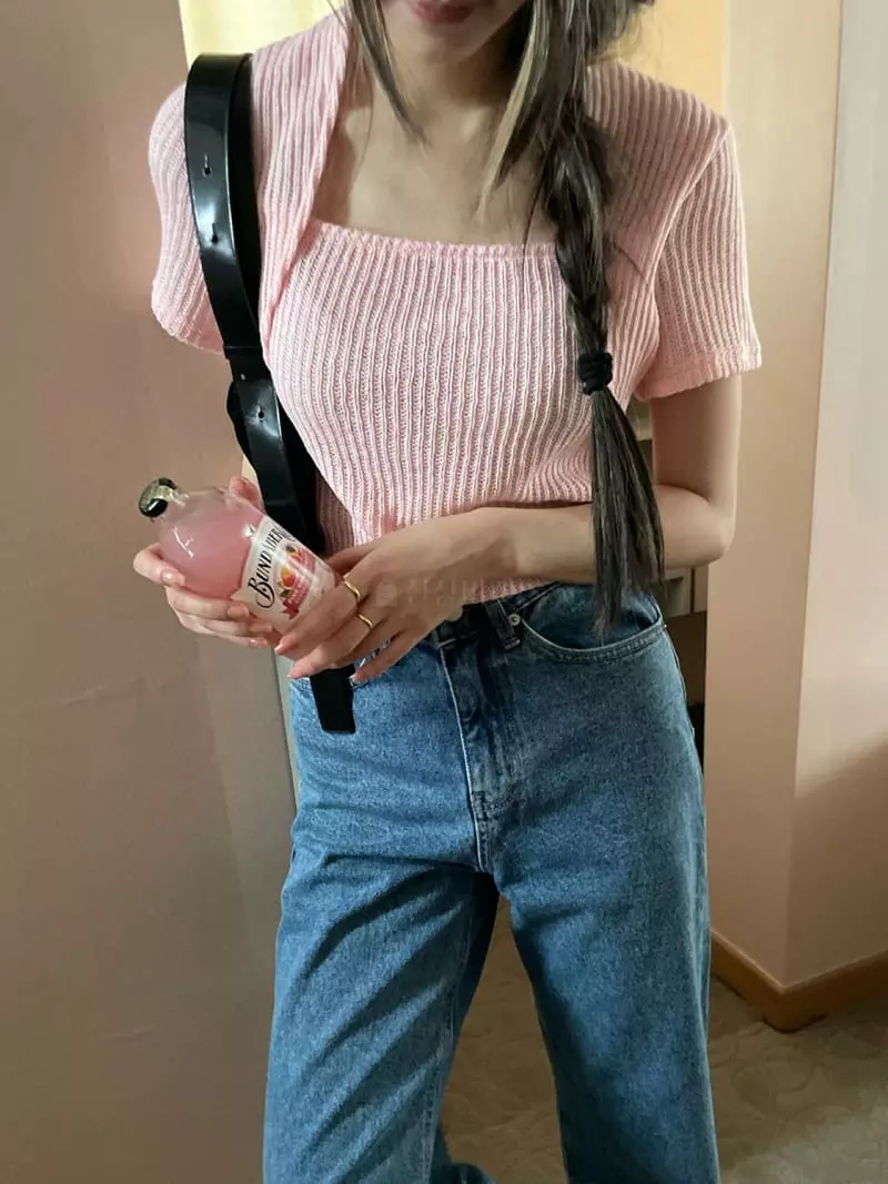 As Thought - Korean Women Fashion - #vintageinspired - Sweet Tee - 6