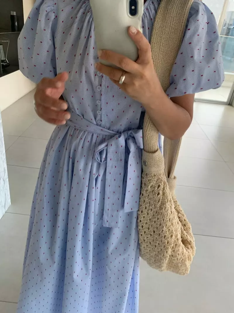 As Thought - Korean Women Fashion - #womensfashion - Check Long One-piece