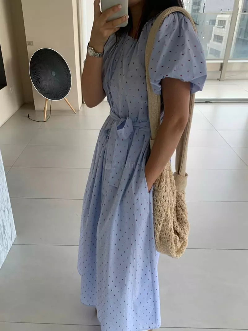 As Thought - Korean Women Fashion - #womensfashion - Check Long One-piece - 3