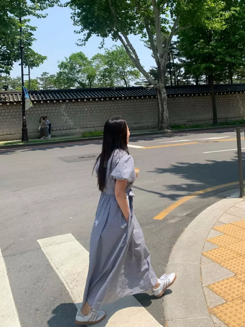 As Thought - Korean Women Fashion - #womensfashion - Check Long One-piece - 5