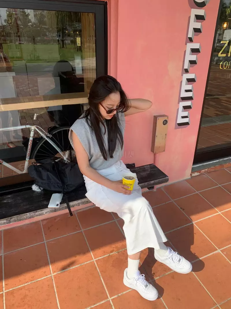 As Thought - Korean Women Fashion - #womensfashion - Café Sweatshirt