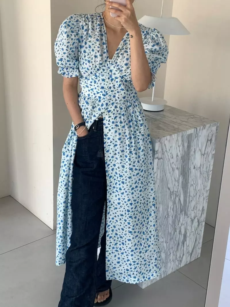 Assembly - Korean Women Fashion - #vintageinspired - Line One-piece - 5