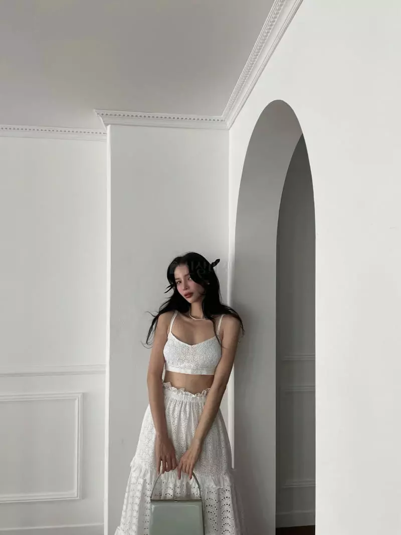 Auver Fit - Korean Women Fashion - #momslook - Punching One-piece - 8
