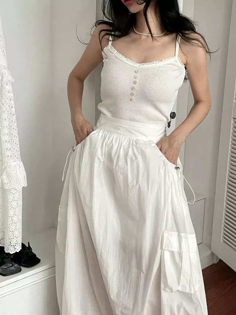 Auver Fit - Korean Women Fashion - #momslook - Swing Sleeveless - 7