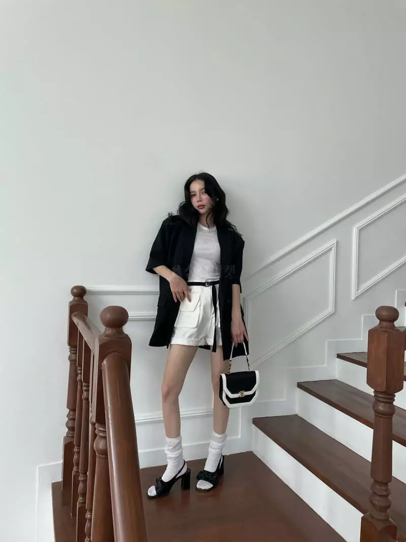 Auver Fit - Korean Women Fashion - #womensfashion - Util Shorts - 11