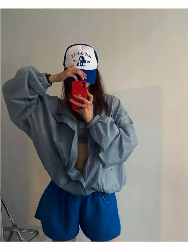 Avoir - Korean Women Fashion - #momslook - See Through Windbreaker