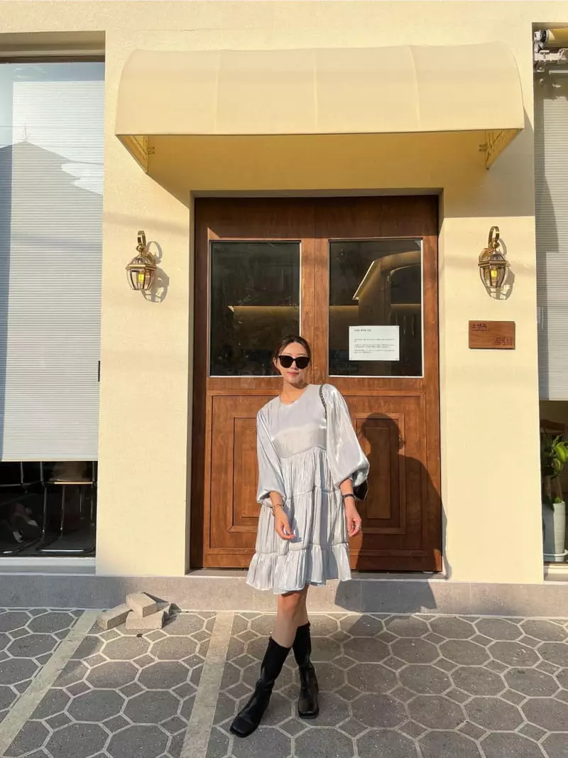 Awesome - Korean Women Fashion - #momslook - 3 Cancan One-piece - 2