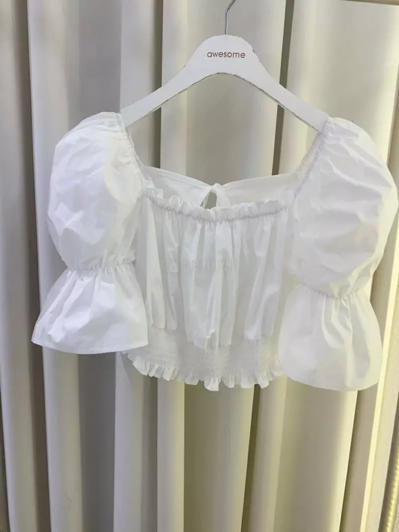 Awesome - Korean Women Fashion - #momslook - Puff BLouse - 2