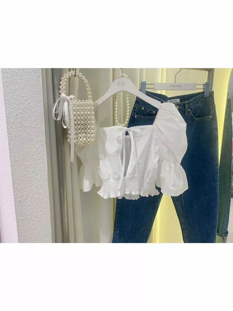Awesome - Korean Women Fashion - #womensfashion - Puff BLouse - 3